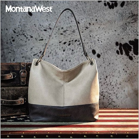 Montana West Hobo Tote Bag Purse - Picture 14 of 16